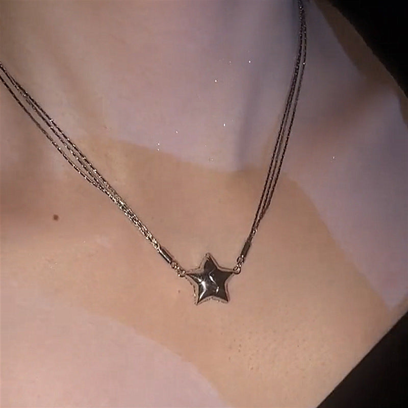 Magnetic Five-pointed Star Necklace