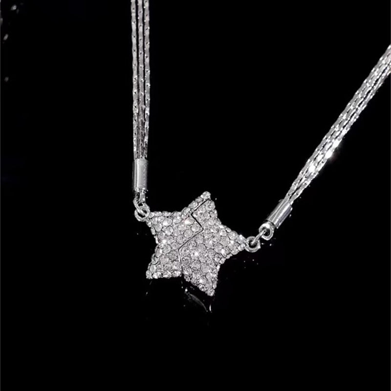 Magnetic Five-pointed Star Necklace