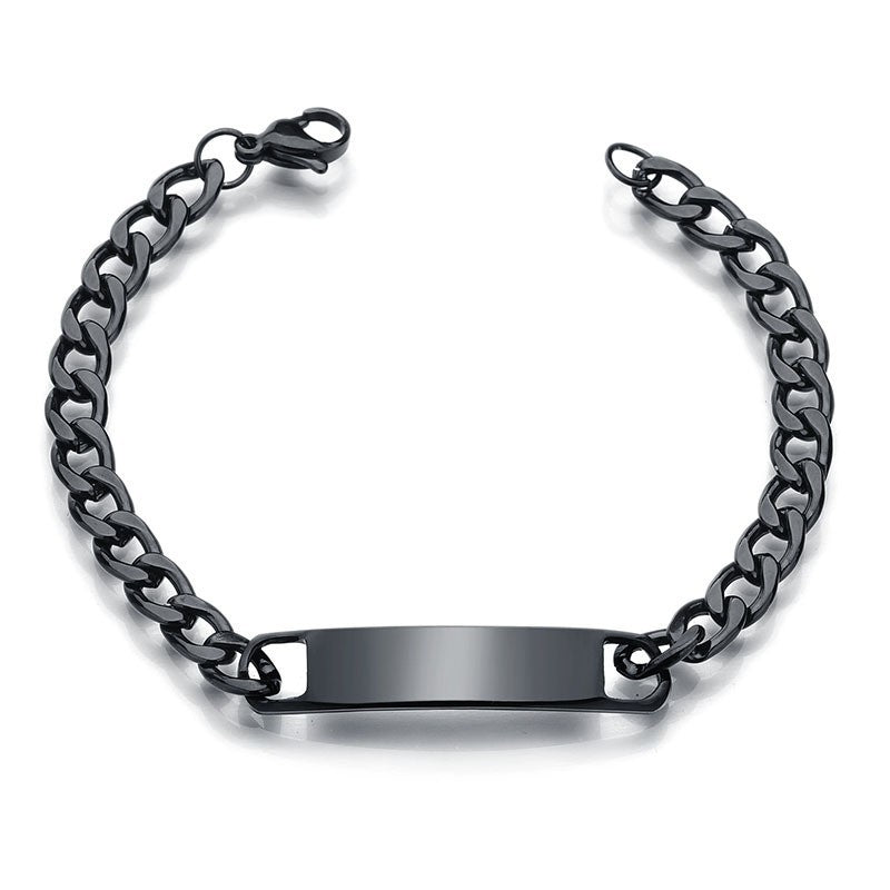 Personalized Eye Bracelet – Laser Engraved Stainless Steel