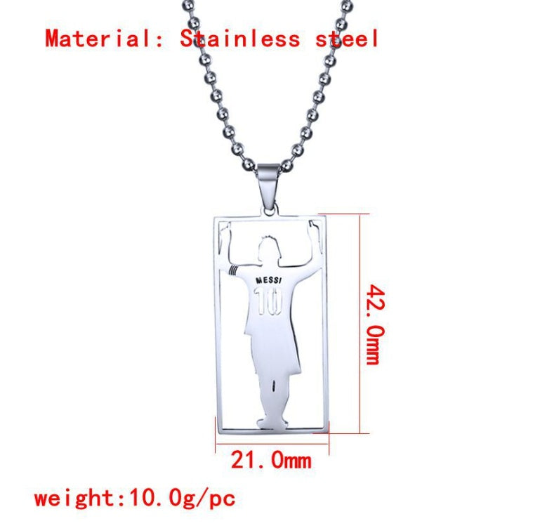 Cristiano Ronaldo & Messi necklace