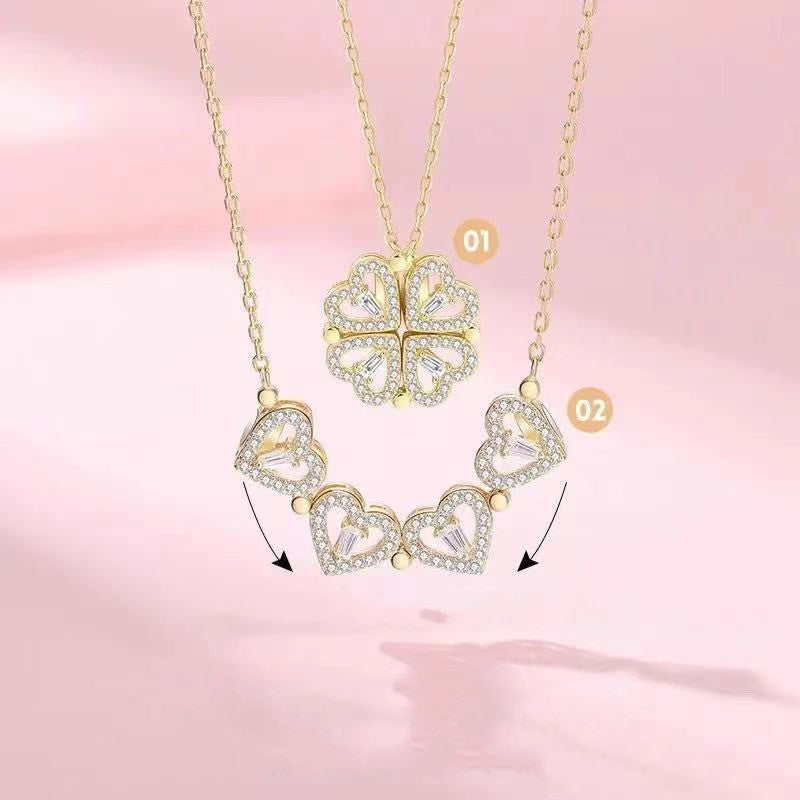 Necklace Female A Multi-band Fashion Clavicle Chain Diamond Pendant