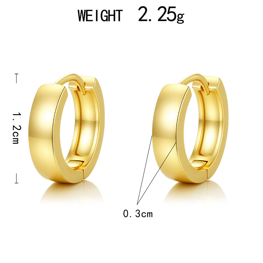 Green Zircon Combination Earrings
