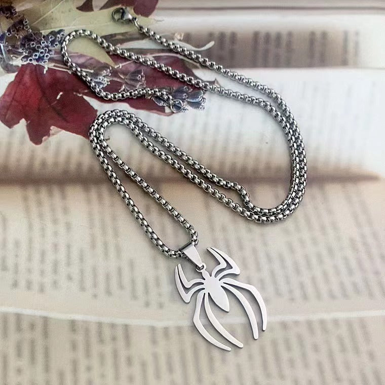 Spider-Man Necklace Stainless Steel