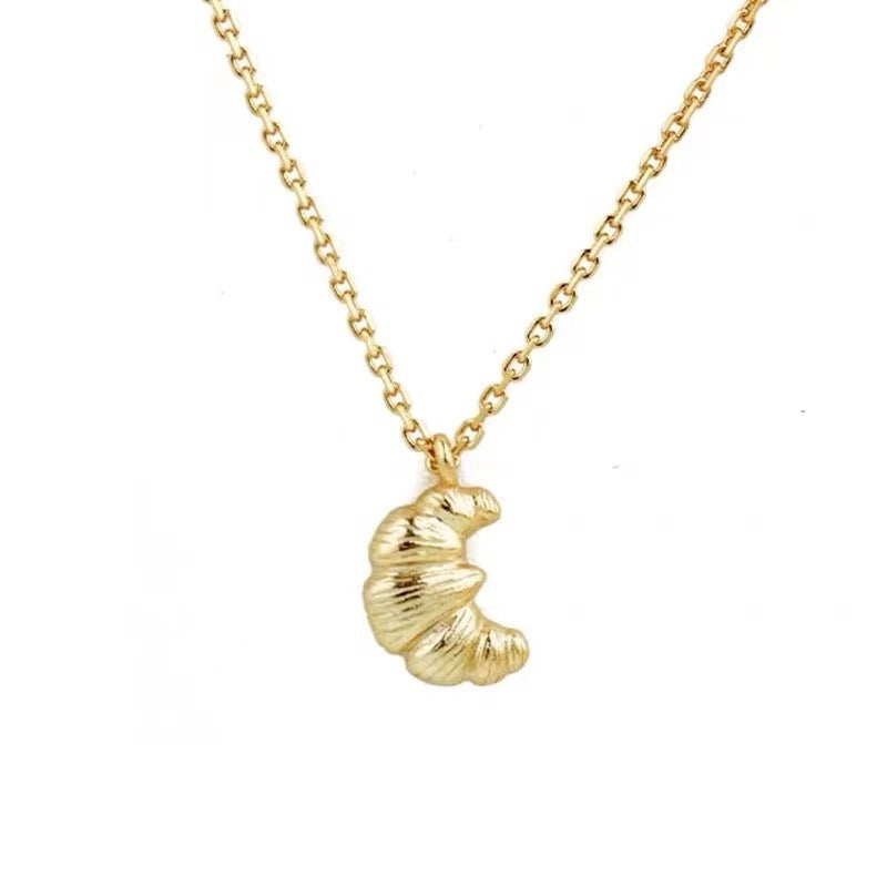 Croissant Simple Clavicle Chain Necklace