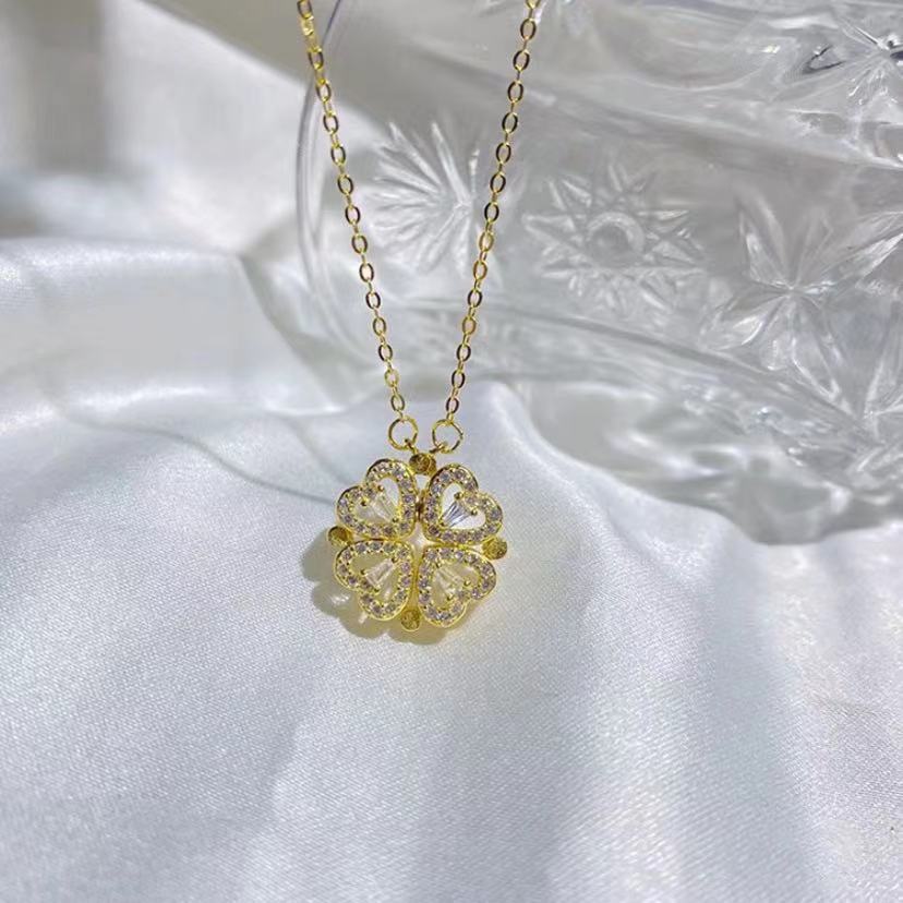 Necklace Female A Multi-band Fashion Clavicle Chain Diamond Pendant