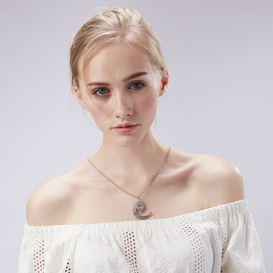 Glow In The Dark Necklace Moon