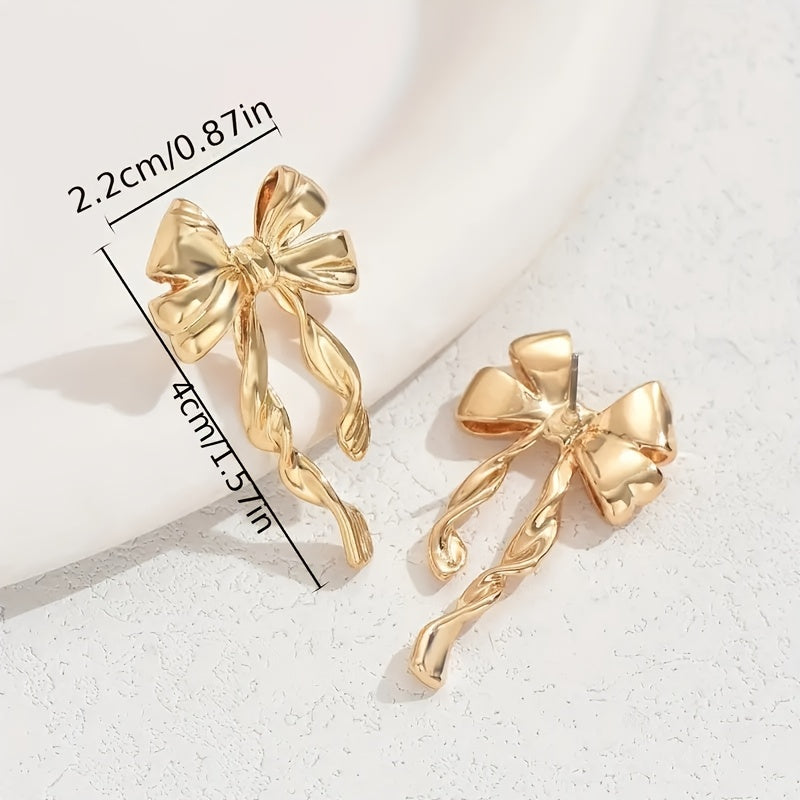 Elegant Boho Bow Earrings for Women