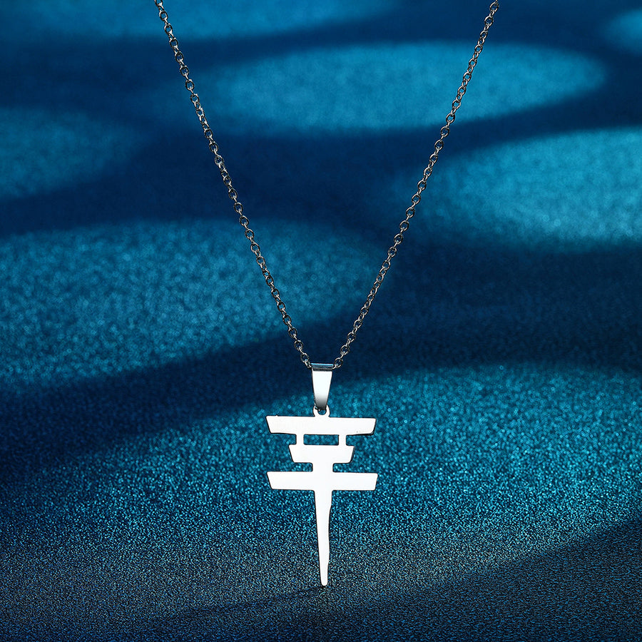 Stainless Steel Tokyo Hotel Pendant Sign Bill Colitz Symbol Ornament