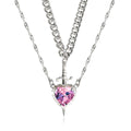 Silver Set Pink Diamond
